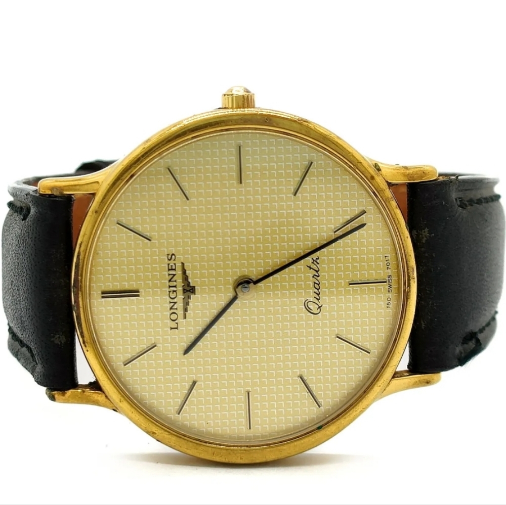 LONGINES Watch 31mm Unisex Gold X Black - Picture 2 of 9